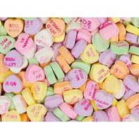 Necco Sweethearts Tiny Conversation Candy Hearts - Classic Flavors: 32LB Case - Candy Warehouse