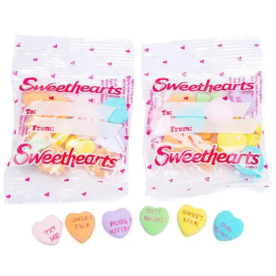 Necco Sweethearts Tiny Conversation Candy Hearts Packets Modern