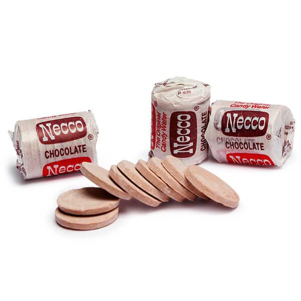 Necco Wafers Candy Mini Rolls - Chocolate: 5LB Bag - Candy Warehouse
