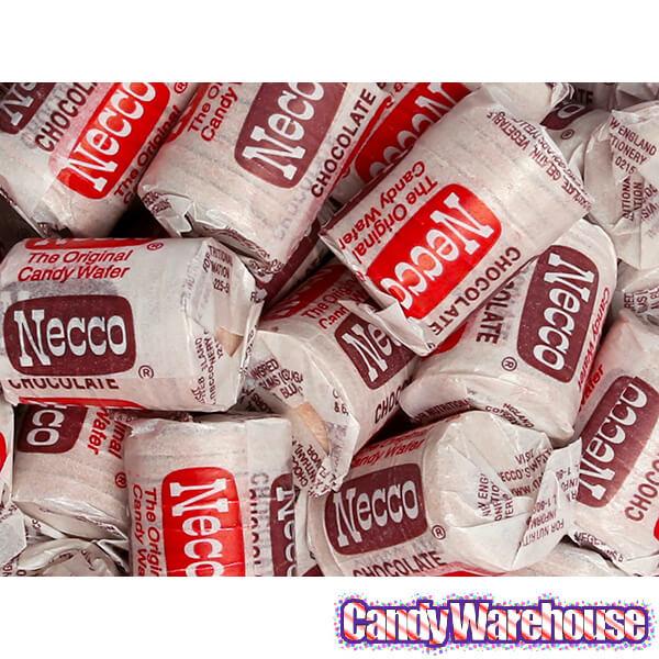 Necco Wafers Candy Mini Rolls - Chocolate: 5LB Bag - Candy Warehouse