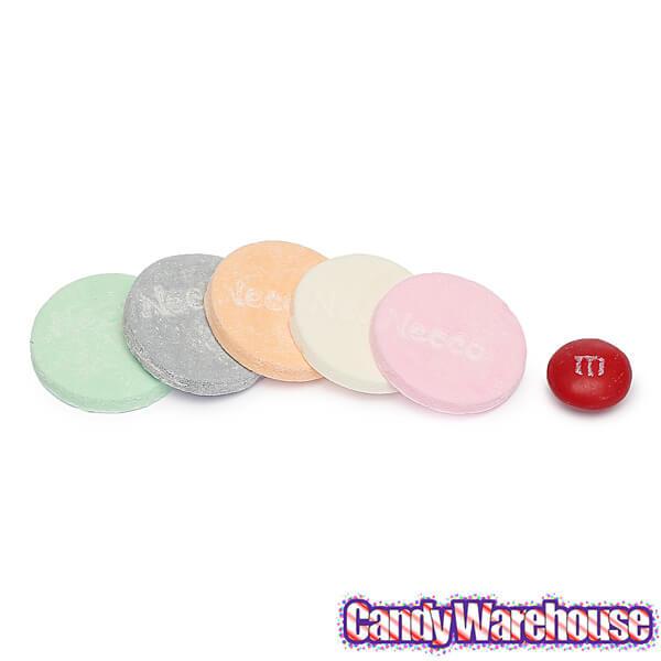 Necco Wafers Candy Mini Rolls - Original: 25LB Case - Candy Warehouse