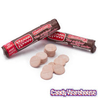 Necco Wafers Candy Rolls - Chocolate Flavor: 24-Piece Box - Candy Warehouse