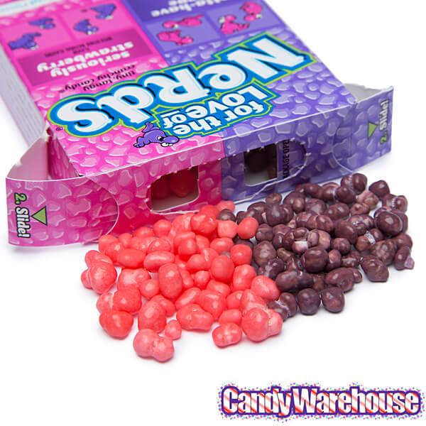 Nerds Candy 2-Flavor Packs - Strawberry & Grape: 36-Piece Box - Candy Warehouse