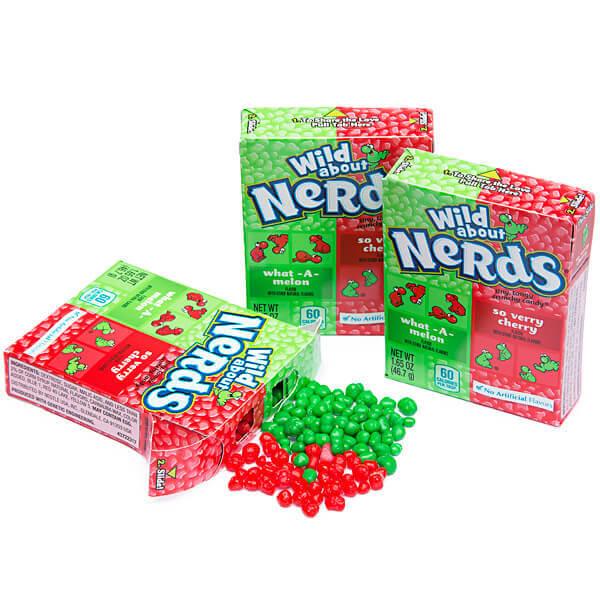 Nerds Candy 2-Flavor Packs - Watermelon & Cherry: 36-Piece Box - Candy Warehouse