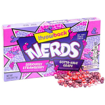 Nerds Candy 5-Ounce Packs - Strawberry & Grape: 12-Piece Box - Candy Warehouse