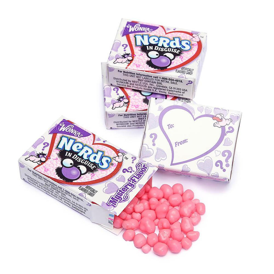 Nerds In Disguise Valentine Candy Packs: 36-Piece Bag - Candy Warehouse
