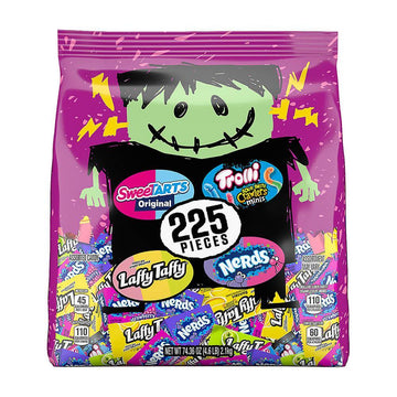 Nerds- Laffy Taffy - SweeTarts - Trolli Halloween Candy Assortment: 225-Piece Bag - Candy Warehouse