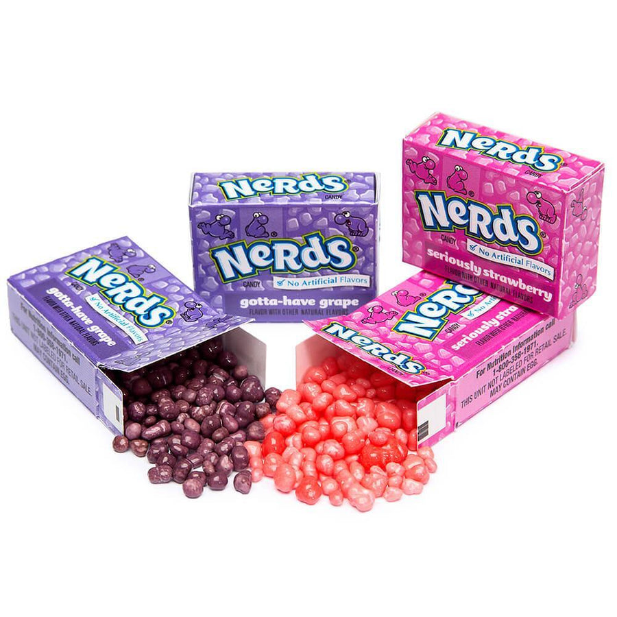 Nerds Strawberry & Grape Candy Packs: 30-Piece Bag - Candy Warehouse