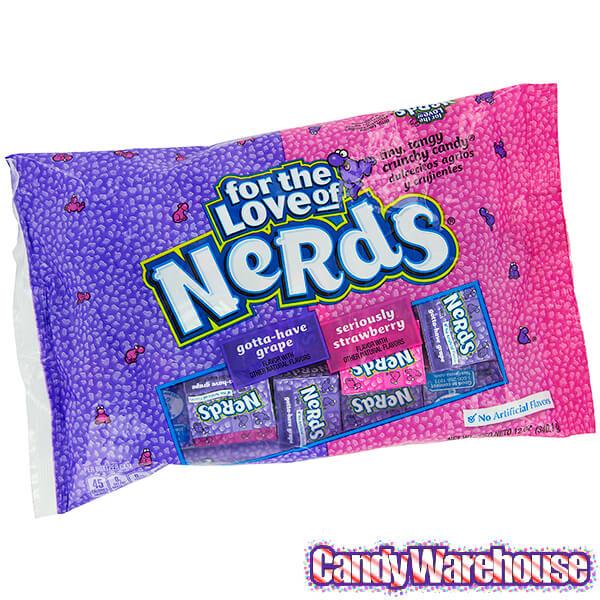 Nerds Strawberry & Grape Candy Packs: 30-Piece Bag - Candy Warehouse
