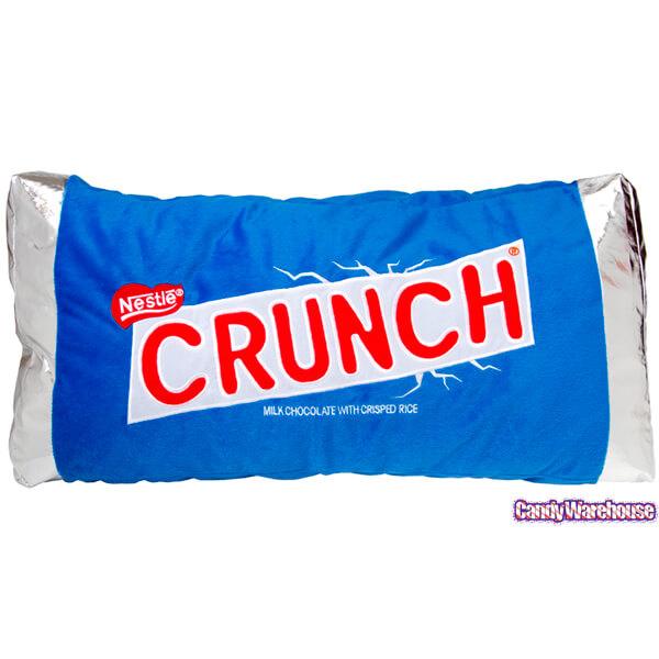 Nestle Crunch Bar Big Plush Candy Pillow - Candy Warehouse