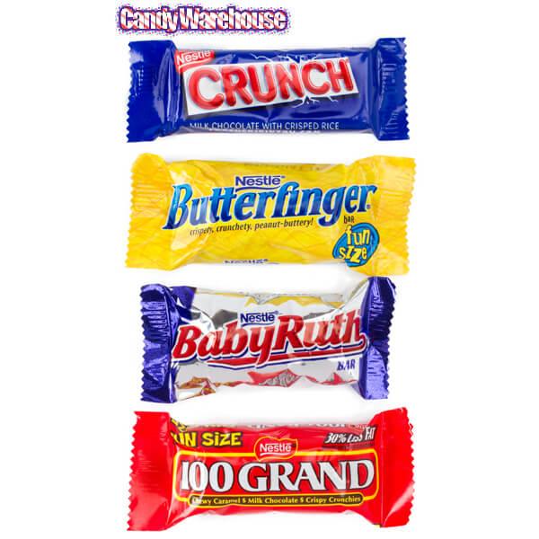 Nestle Fun Size Candy Bars Assortment 140Piece Bag Candy Warehouse