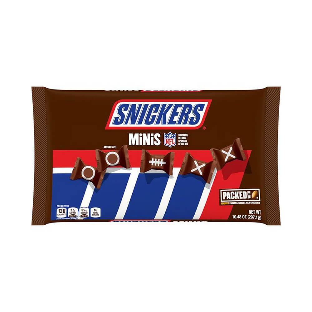 NFL Snickers Minis Candy: 10.48-Ounce Bag - Candy Warehouse