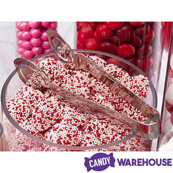 Nonpareils Pectin Cherry Hearts: 2LB Bag - Candy Warehouse