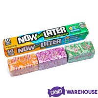 Now and Later Fruit Chews Candy Packs - Wild: 24-Piece Box - Candy Warehouse