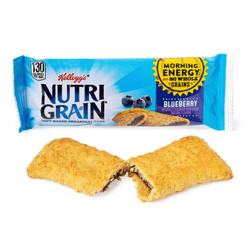 Nutri Grain Blueberry Soft Baked Breakfast Bars: 16-Piece Box - Candy Warehouse
