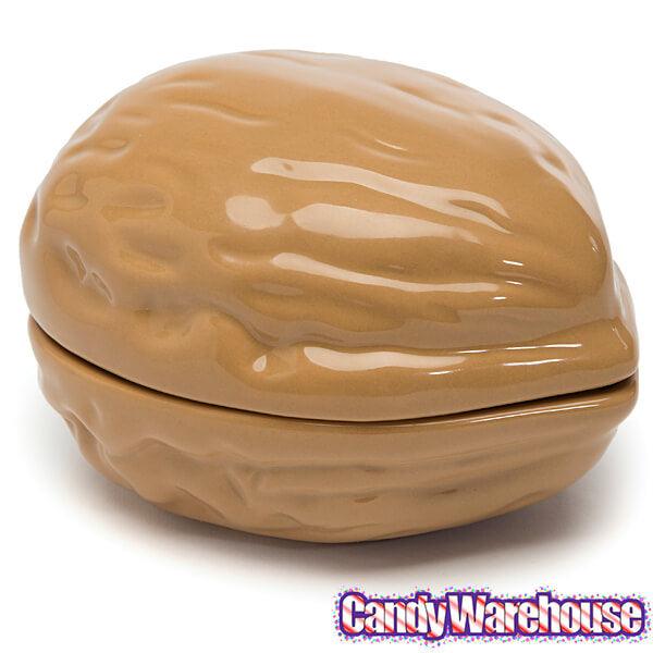 Nuts Porcelain Snack Dish - Walnut - Candy Warehouse