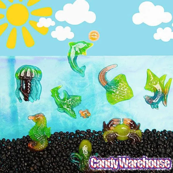 Ocean Shapes Gummy Candy 4Packs 18Piece Box Candy Warehouse