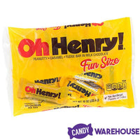 Oh Henry Fun Size Candy Bars: 12-Piece Bag - Candy Warehouse