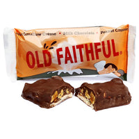 Old Faithful Chocolate Peanut Cluster Bars: 18-Piece Box - Candy Warehouse