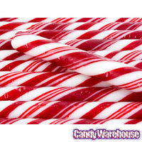 Old Fashioned Hard Candy Sticks - Peppermint: 80-Piece Box - Candy Warehouse