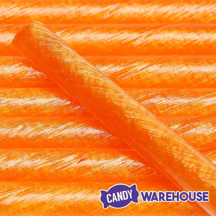 Old Fashioned Hard Candy Sticks - Sour Orange: 80-Piece Box - Candy Warehouse