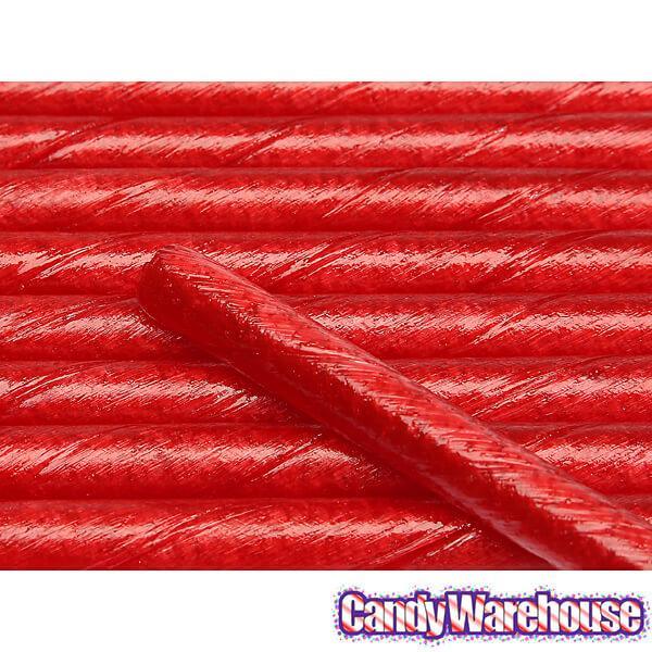 Old Fashioned Hard Candy Sticks - Sour Strawberry: 80-Piece Box - Candy Warehouse