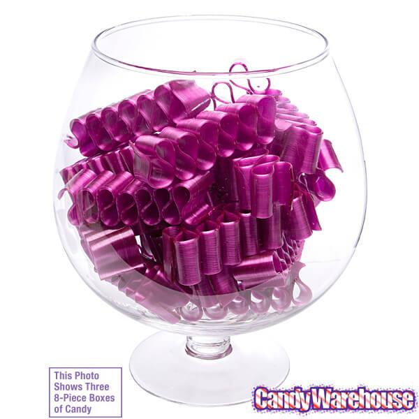 Old Fashioned Thin Ribbon Candy - Purple: 8-Piece Box - Candy Warehouse