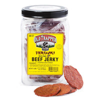 Old Trapper Double Eagle Teriyaki Beef Jerky 80ct Jar - Candy Warehouse