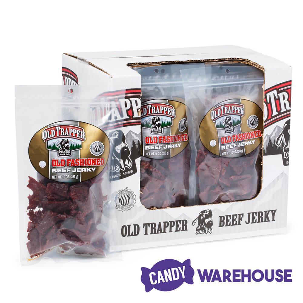 Old Trapper Old Fashioned Beef Jerky: 12-Piece Box - Candy Warehouse