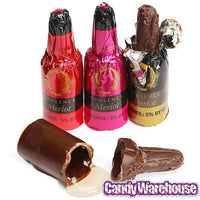 Opulence Wine Filled Chocolate Bottles: 12-Piece Box - Candy Warehouse