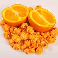 Orange Candy Coated Popcorn - Tangerine: 1-Gallon Bag - Candy Warehouse