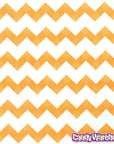 Orange Chevron Stripe Candy Bags: 25-Piece Pack