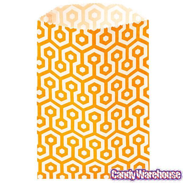 Orange Honeycomb Candy Bags: 25-Piece Pack - Candy Warehouse
