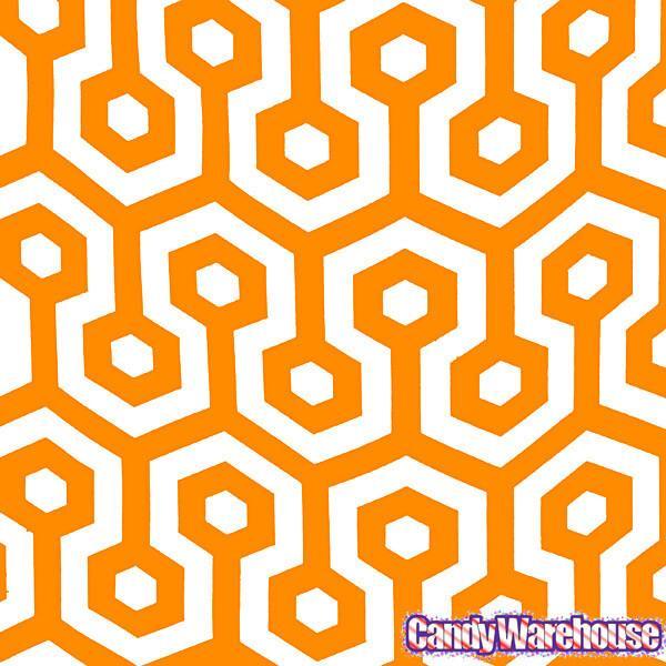 Orange Honeycomb Candy Bags: 25-Piece Pack - Candy Warehouse