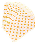 Orange Polka Dot Candy Bags: 25-Piece Pack