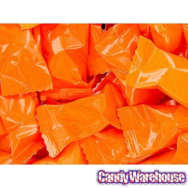 Orange Wrapped Buttermint Creams: 300-Piece Case - Candy Warehouse