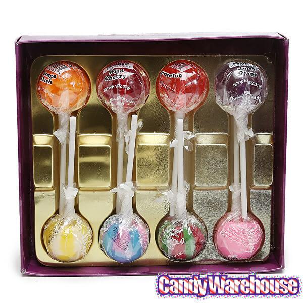 Original Gourmet Ball Lollipops: 8-Piece Gift Box - Candy Warehouse