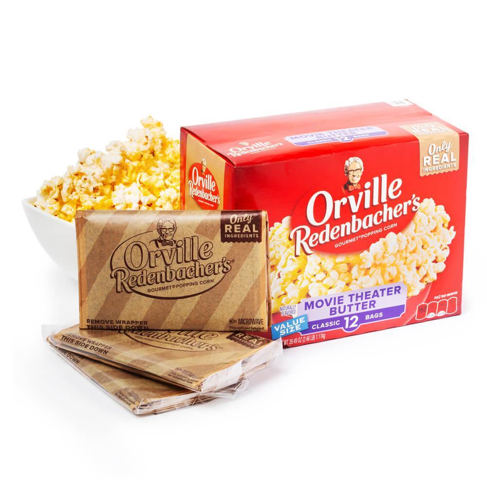 Orville Redenbacher's Movie Theater Butter Popcorn: 12-Piece Box - Candy Warehouse