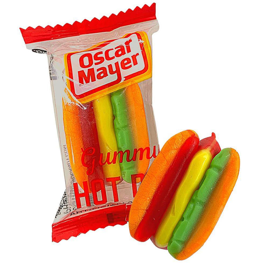 Oscar Mayer Gummy Hot Dogs: 40-Piece Bag - Candy Warehouse