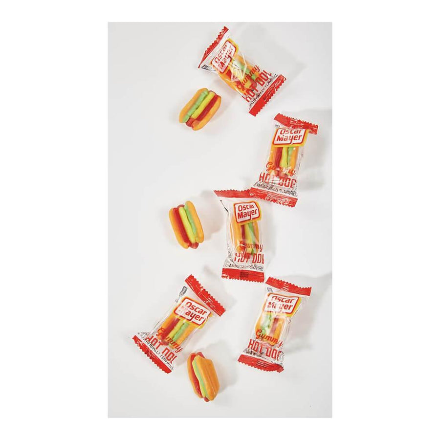 Oscar Mayer Gummy Hot Dogs: 40-Piece Bag - Candy Warehouse