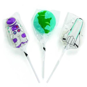 Outer Space Lollipops: 12-Piece Box - Candy Warehouse