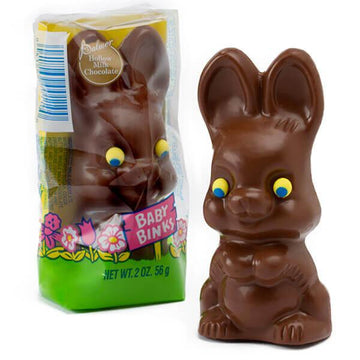Palmer Baby Binks 2-Ounce Chocolate Easter Bunnies: 18-Piece Box - Candy Warehouse