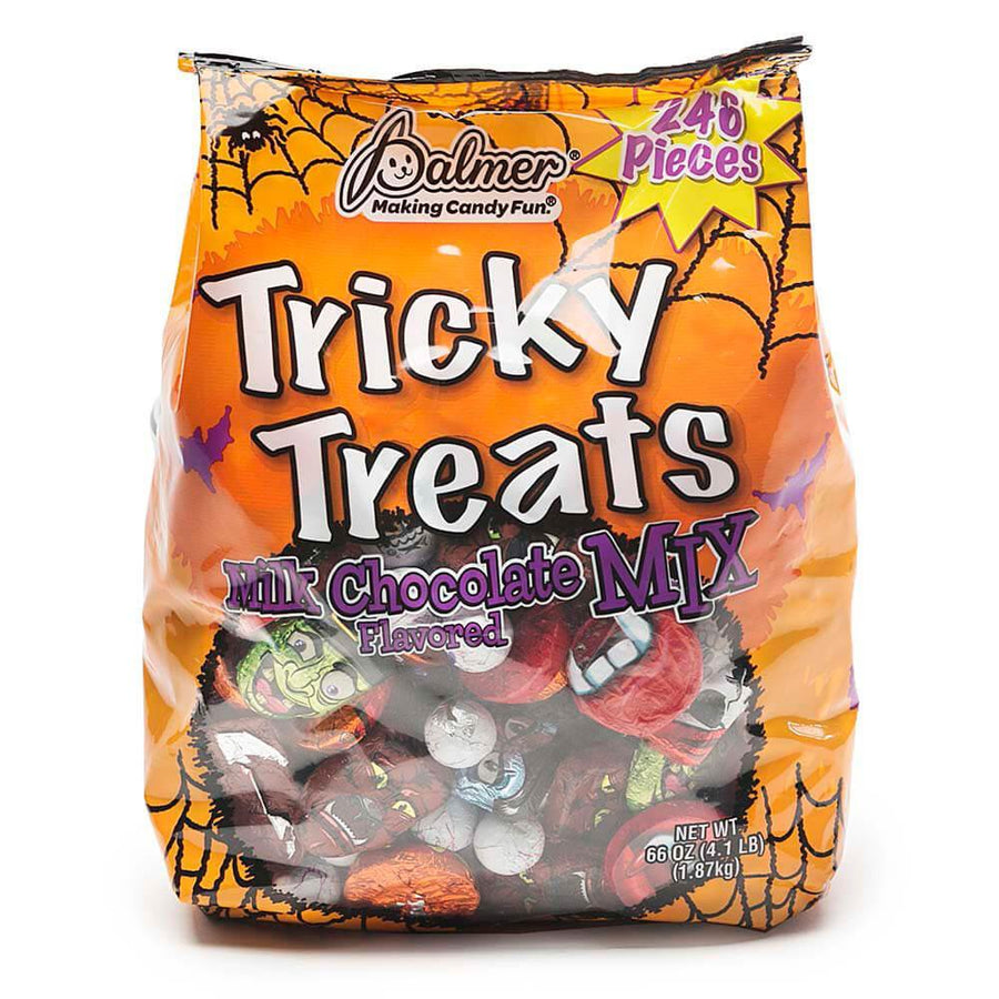 Palmer Decorated Trick or Treat Candy Mix Chocolate Halloween Candy Assortment: 246-Piece Bag - Candy Warehouse
