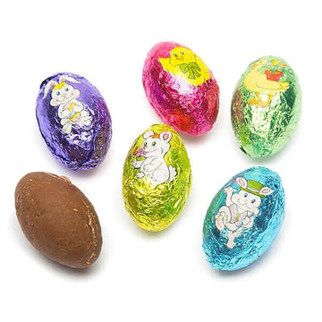 Palmer Foiled Chocolate Easter Eggs Candy: 5LB Bag - Candy Warehouse