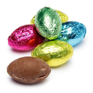Palmer Foiled Dairy Good Chocolate Eggs Candy: 5LB Bag - Candy Warehouse