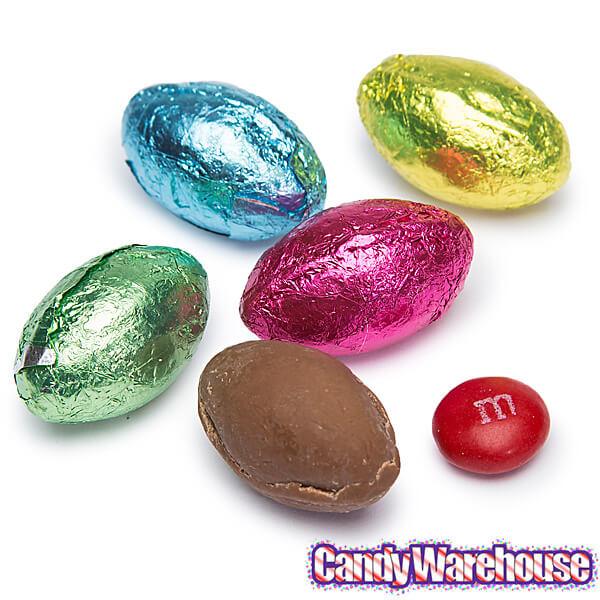 Palmer Foiled Dairy Good Chocolate Eggs Candy: 5LB Bag - Candy Warehouse
