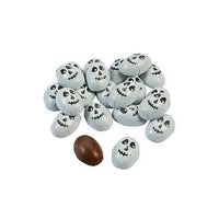 Palmer Foiled Double Crisp Chocolate Skulls: 4LB Bag - Candy Warehouse