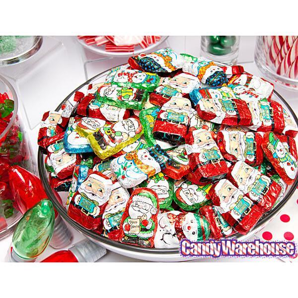 Palmer Foiled Mini Chocolate Crisp Kringles Candy: 4LB Bag - Candy Warehouse