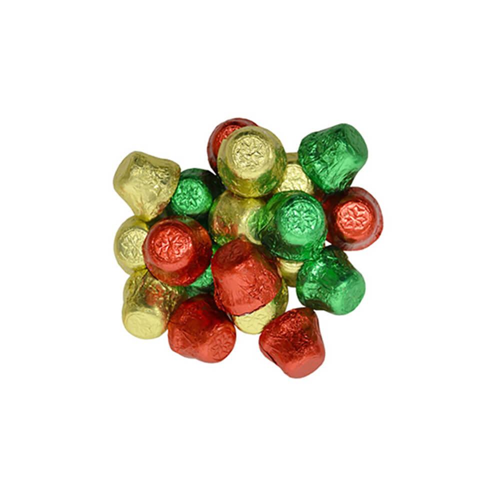 Palmer Foiled Mint Chocolate Bells Candy: 5LB Bag - Candy Warehouse