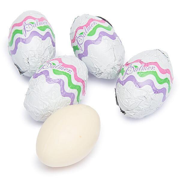 Palmer Foiled White Chocolate Easter Eggs: 5LB Bag - Candy Warehouse